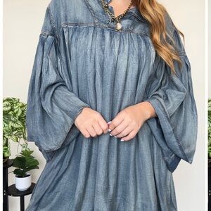Denim Long Sleeve Dress